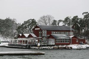 Winter auf Fjäderholmarna