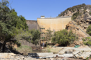 der Nwanedi Dam im gleichnamigen Reserve