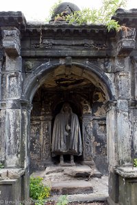 gruseliges Grab auf dem Greyfriars Kirkyard