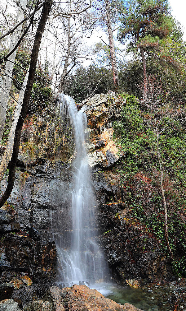 Kaskade des Kalidonia Waterfalls