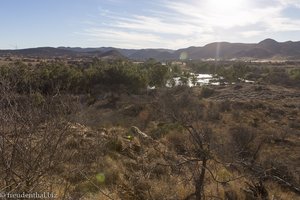 Abenddämmerung im Vredefort Dome von Südafrika