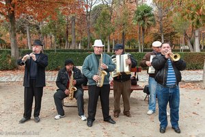 Musiker im Retiro-Park