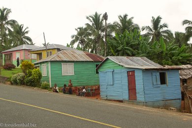 Häuser auf Samana