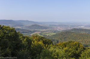 Aussicht nach Weilheim an der Teck