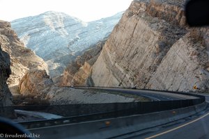 Fahrt durch die Schlucht des Virgin River