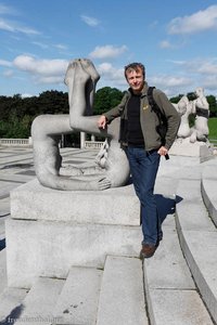 Lars im Vigelandsparken - Frognerparken