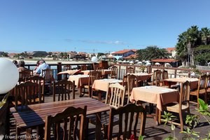 Terrasse vom Restaurant Hotel Odjo D Agua