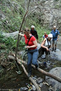 auf dem Weg zum Wasserfall