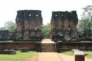 Reste eines Palastes von Polonnaruwa