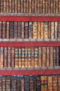 Bücherregal im Billardzimmer vom Glamis Castle