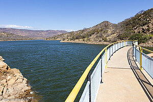der Nwanedi Dam und See im gleichnamigen Reserve