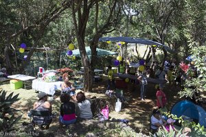 Picknick am Wochenende beim Grande Anse auf La Réunion