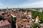 So gut wie ein Stadtplan von Tallinn - die Aussicht von der Olaikirche