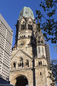 die Kaiser-Wilhelm-Gedächtniskirche in Berlin