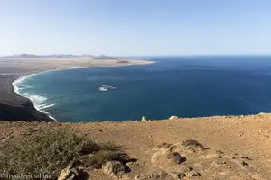 Mirador Montaña Ganada über dem Kliff von Famara