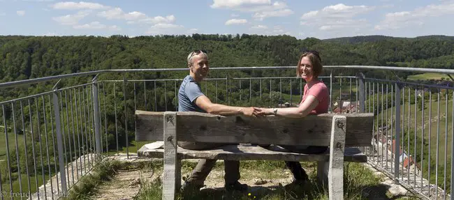 Viel Freude beim Wandern wünschen Lars und Anne