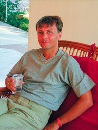 Lars fühlt sich wohl im Hotel Galeri