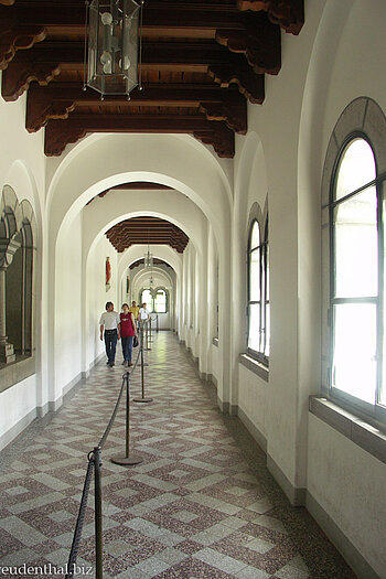 In den Gängen des Schlosses Neuschwanstein