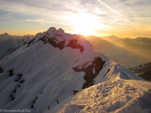 Sonnenuntergang Zeigersattel