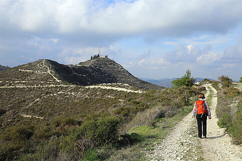 Auf dem Wanderweg beim Sotira