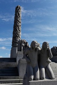 Kinder im Vigelandsparken - Oslo