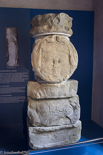 die Dame Carcas – das Original im Festungsmuseum von Carcassonne