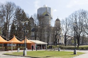 auf der Esplanade in Riga