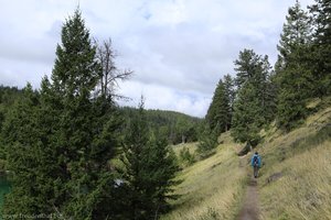 Wanderweg durch das Valley of five Lakes