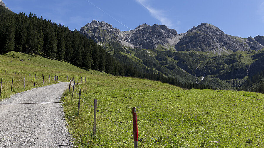 Aussicht auf die Schafalpenköpfe
