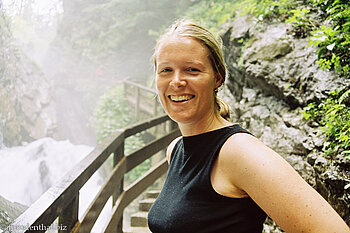 Annette in Wimbachklamm