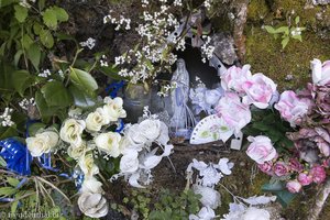 kleine Mariengrotte auf dem Weg zur Gîte de Bélouve