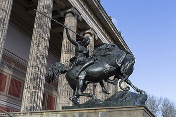 Reiter beim Alten Museum von Berlin