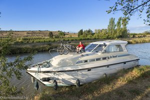 unser Hausboot Capri auf dem Canal du Midi