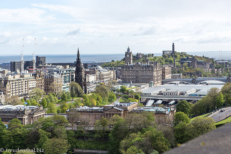 bei der Argyle Battery im Edinburgh Castle