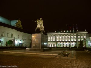 Präsidentensitz bei Nacht