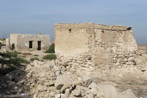 Ruinen bei der Geisterstadt Al Jazirah Al Hamra