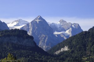 Die Wetterhörner hinter Meiringen