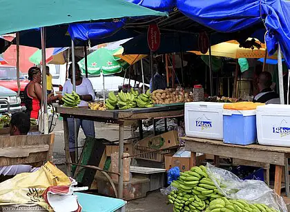 Marktbeuch in Castries