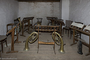 Musikzimmer im Museum der Kirchenburg Honigberg in Harman