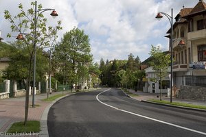 Gepflegte Straßen in Sinaia