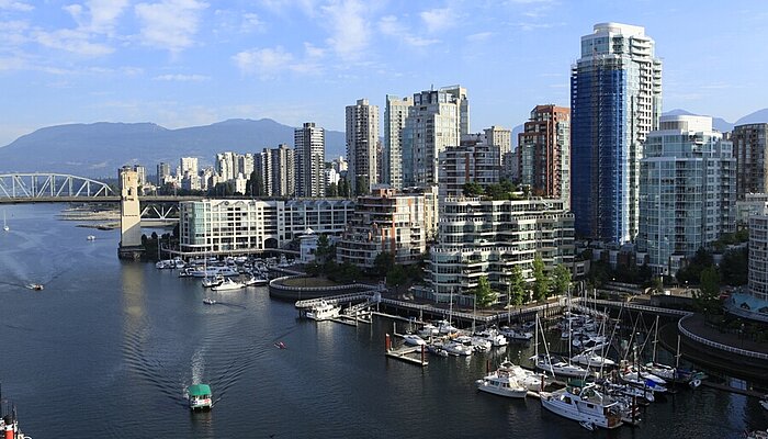 Skyline von Vancouver in Kanada