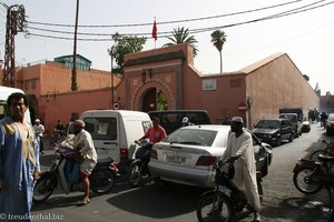 das ganz normale Straßenchaos in Marrakesch