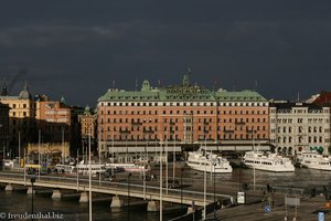 Sicht von Gamla Stan über den Norrström nach Norrmalm