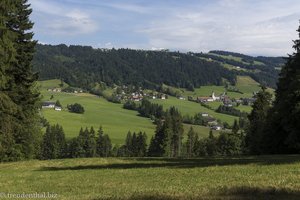 Blick nach Thal im Bregenzerwald