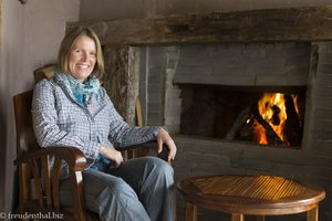 Anne im Hotel Les Geraniums