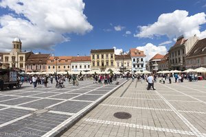 Die Piata Sfatului – der Rathausplatz von Kronstadt