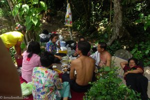 Picknick am Pala U Wasserfall