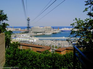 Blick über den Hafen von Barcelona