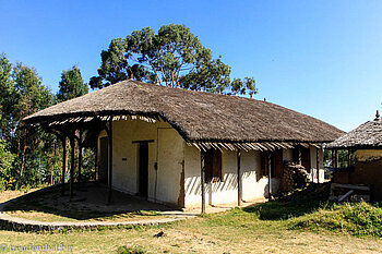 der Menelik-Palast bei Addis Abeba