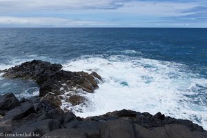 Sicht über die wilde Ponta de São Jorge